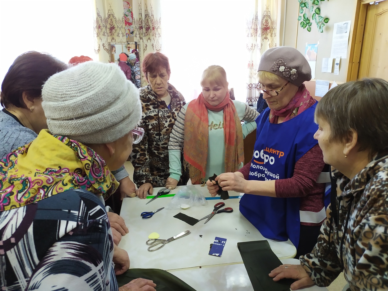 Изготовление лоскутков для маскировочных сетей