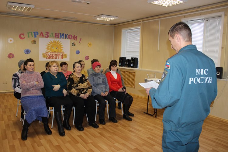 Работа с ветеранами по пожарной безопасности