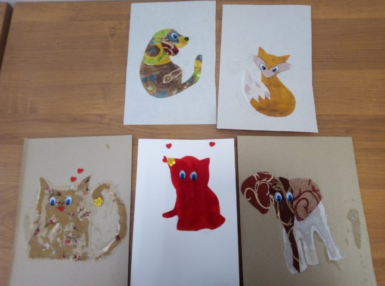 Аппликации из ткани — интересный и увлекающий способ поделок для детей