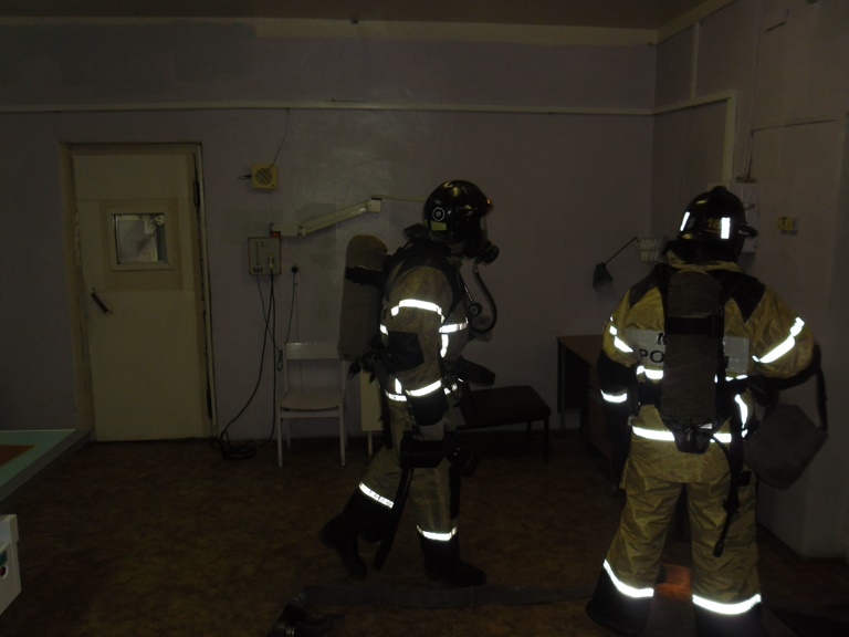 Ночные пожарно-тактические занятия