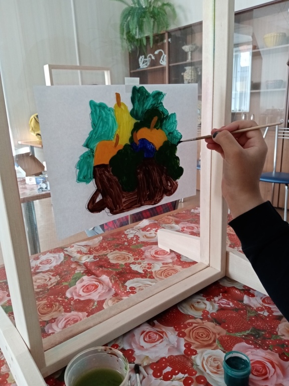 Занятия живописью на стекле