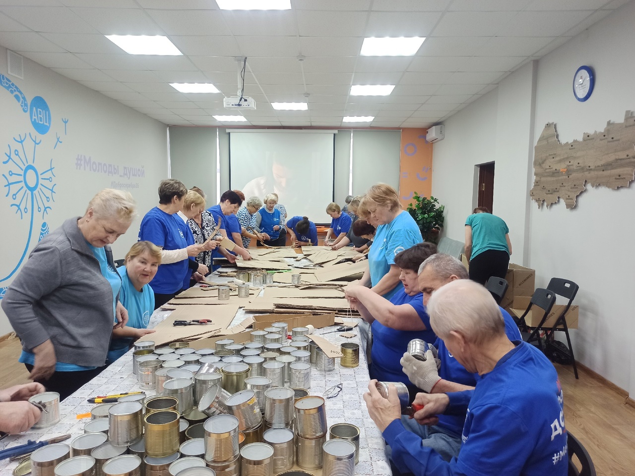 Изготовили 188 блиндажных свечей