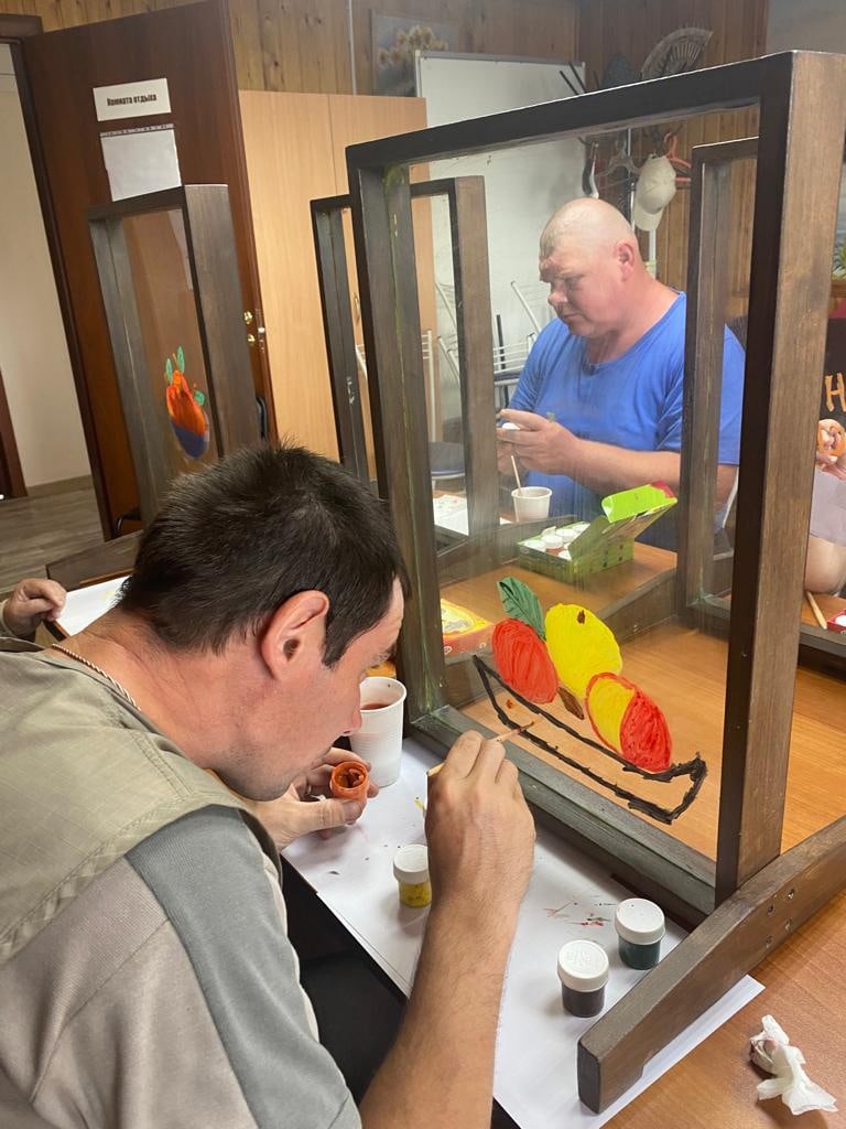 Мастер класс «Прозрачный мольберт»