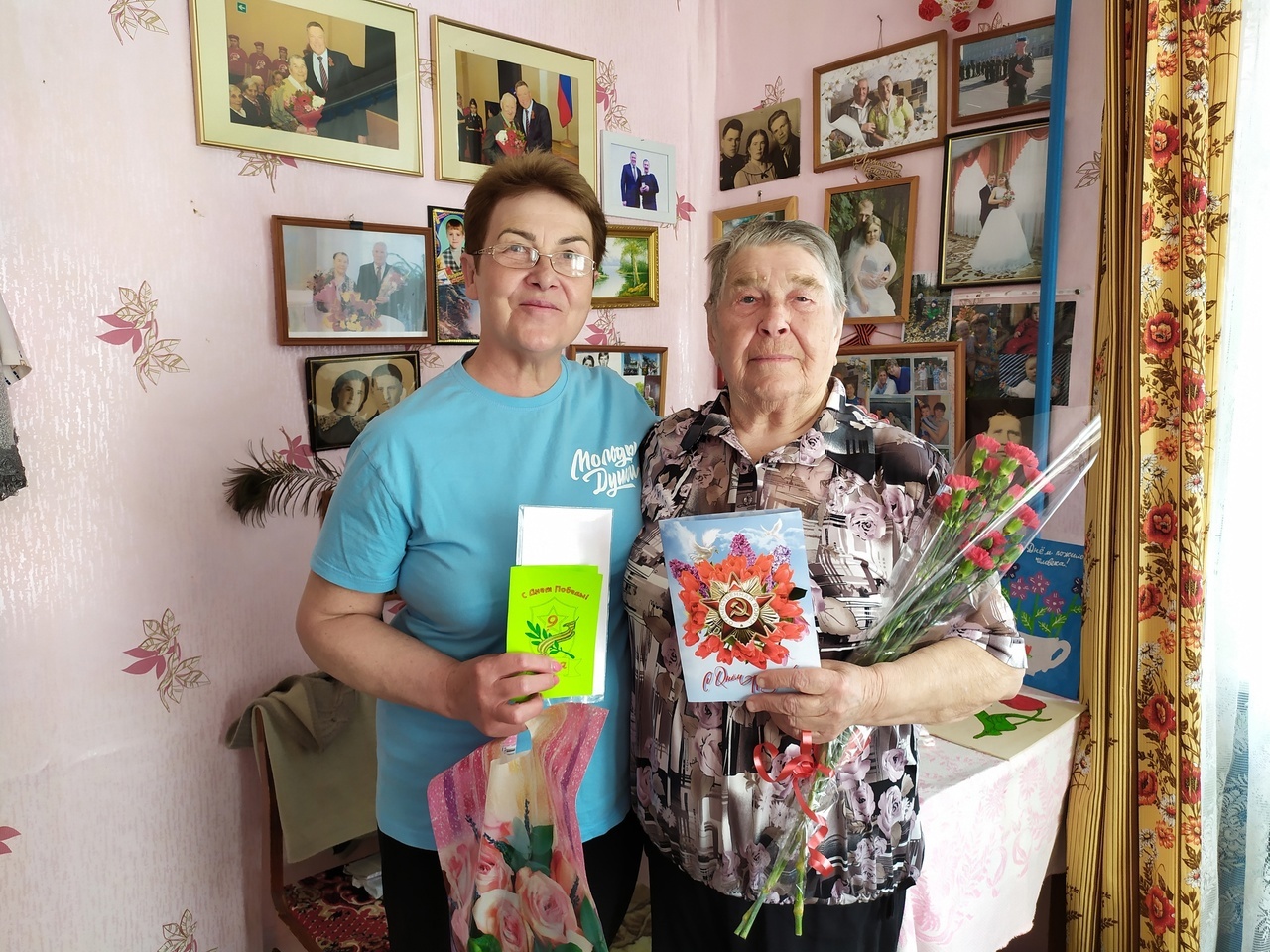 Визитами внимания к труженикам тыла